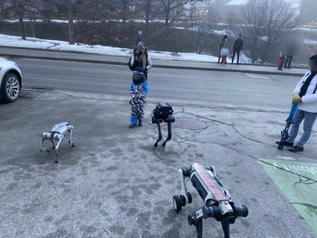 Robots in the Swiss mountains